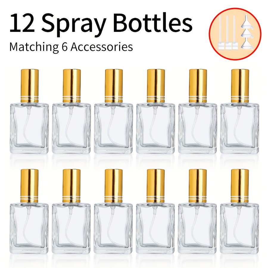 Oud Perfume Spray - 12pcs+6 accessories 15ml transparent perfume 15ml