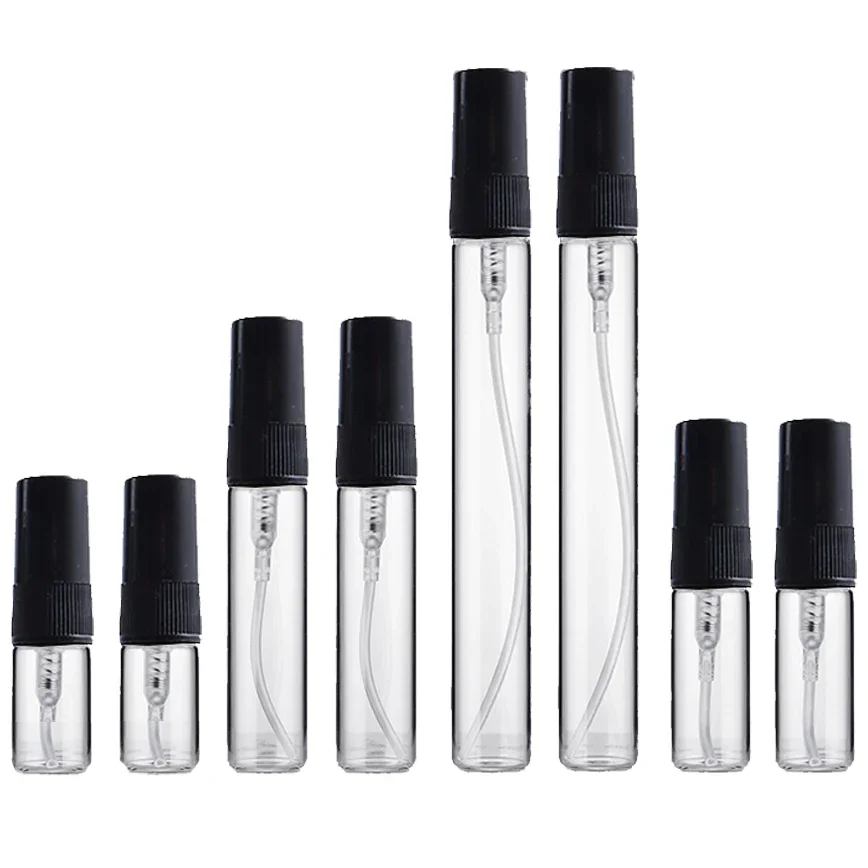 Oud Perfume Spray - 8/16pcs Refillable Perfume Bottle Portable Glass