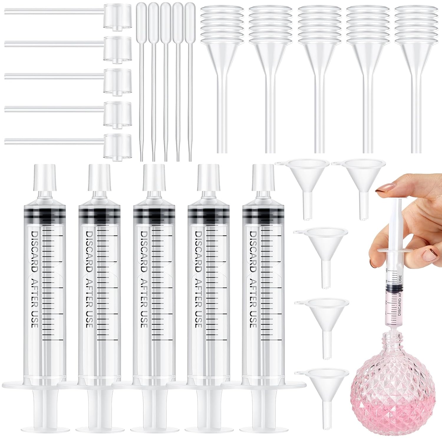 25/50PCS  perfume refill pump  - Oud Perfume Spray 评论和价格