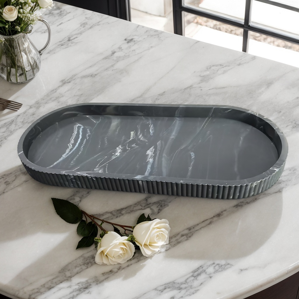 1-Piece Oval Vanity Tray, Coun - Perfume Fragrance Dispenser 评论和价格