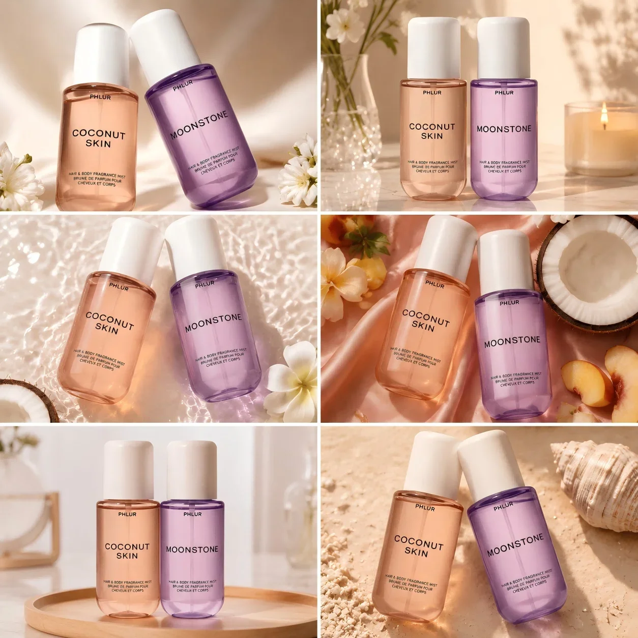 PHLUR Coconut Skin & Moonstone - Perfume Fragrance Mist 评论和价格