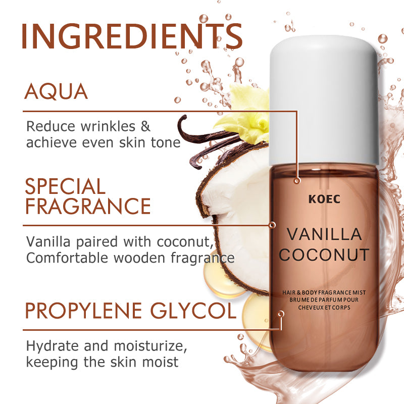 KOEC Vanilla & Coconut Fragran - Perfume Fragrance Mist 评论和价格