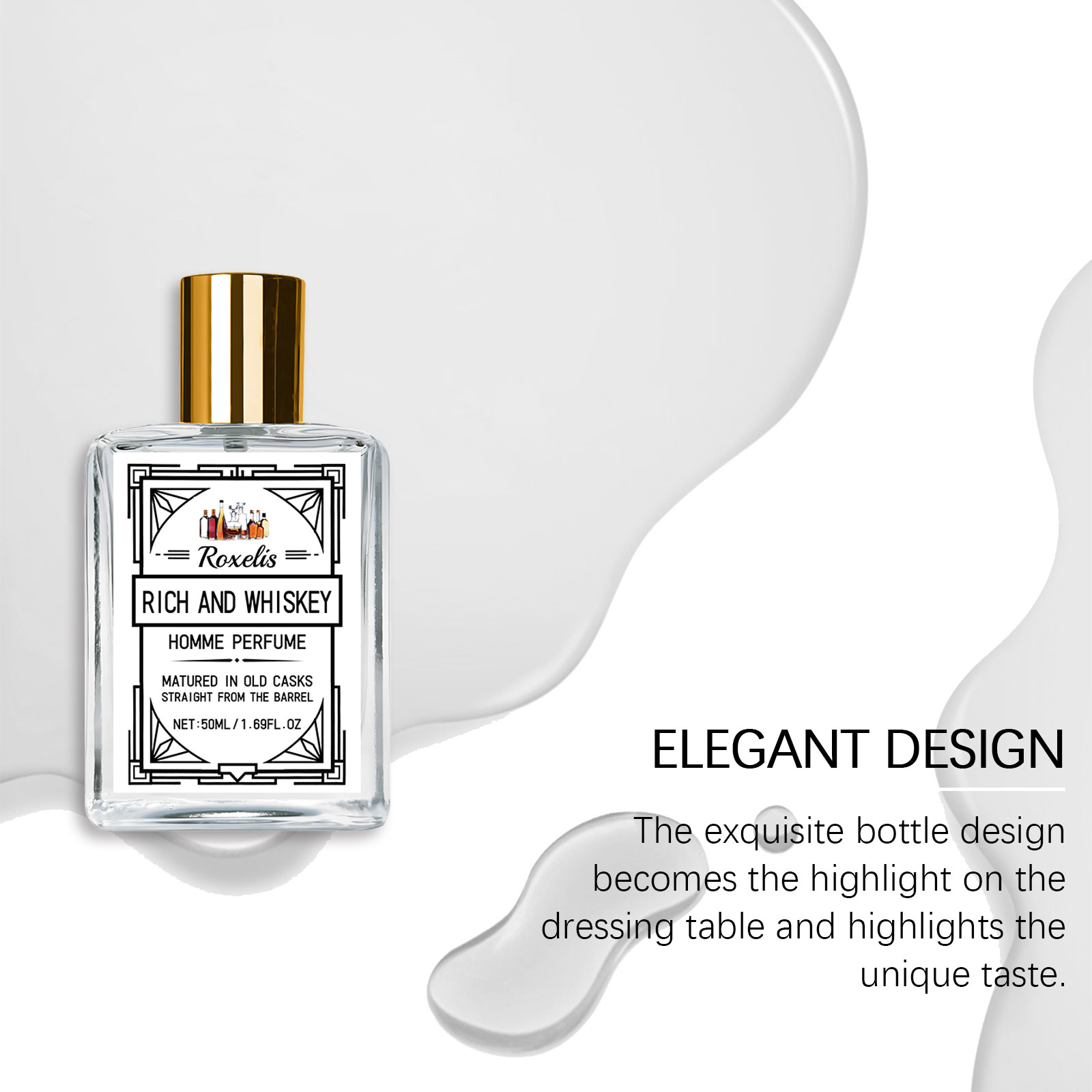 Roxelis 50ml Charm Whisky Men' - Perfume Fragrance Tous 评论和价格